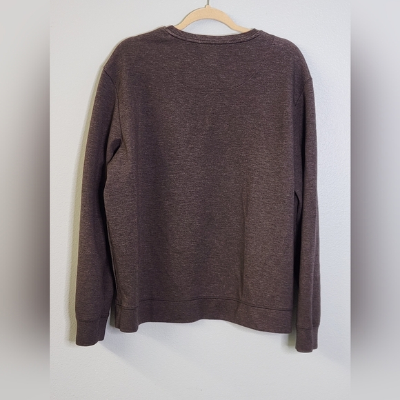 32 degrees men's lined cool heat gray crew neck casual sweatshirt xl - Picture 2 of 7